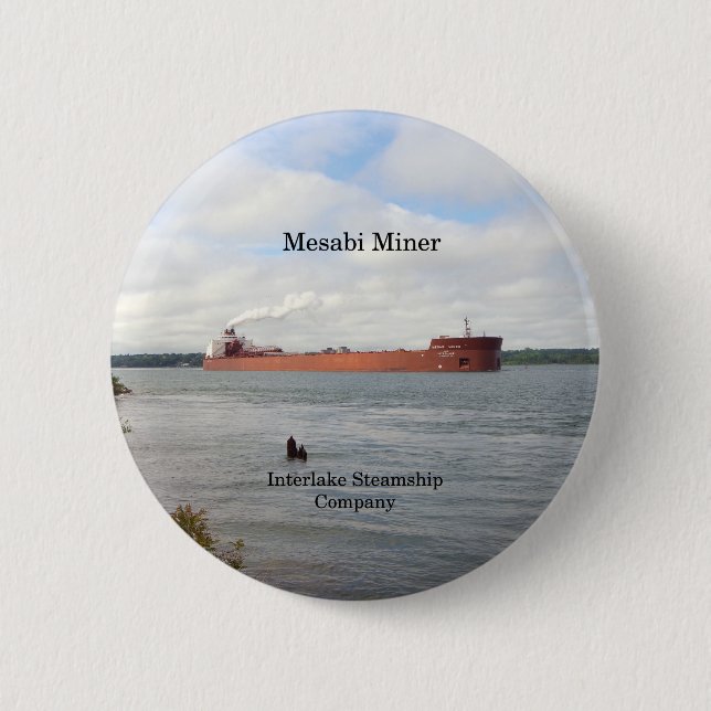 Mesabi Miner button (Front)