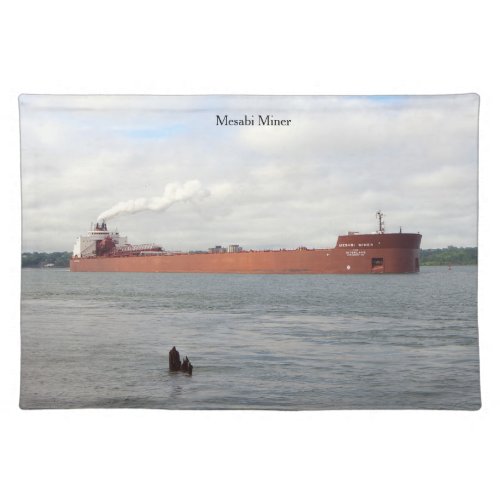 Mesabi Miner cloth placemat