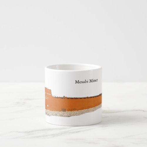 Mesabi Miner cutout espresso mug