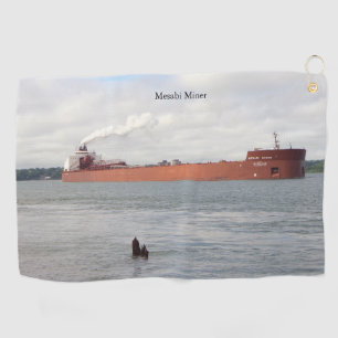 Mesabi Miner golf towel