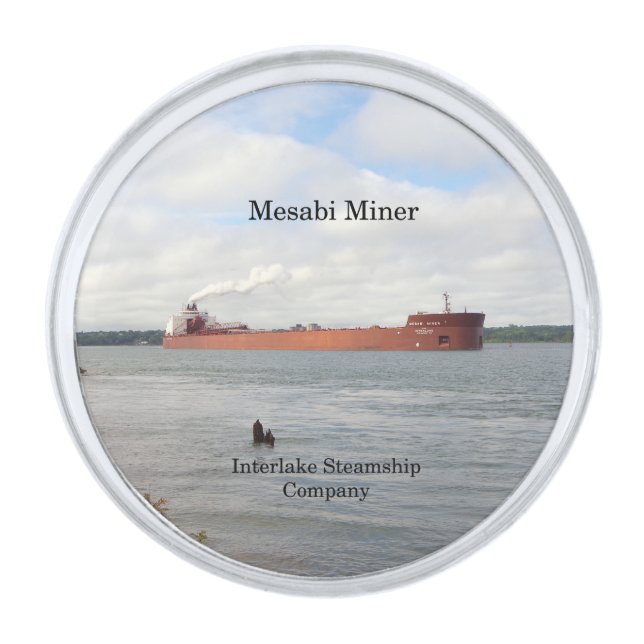 Mesabi Miner lapel pin (Front)