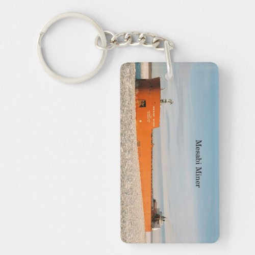 Mesabi Miner rectangle acrylic key chains