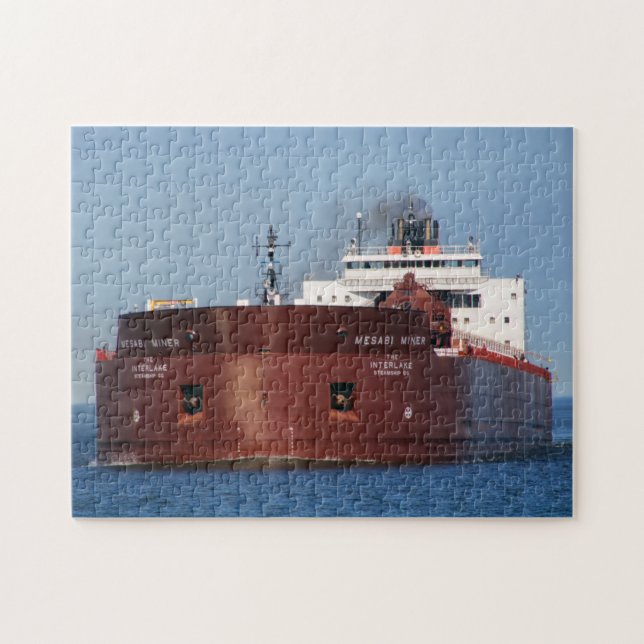 Mesabi Miner Ship on Lake Superior Jigsaw Puzzle (Horizontal)
