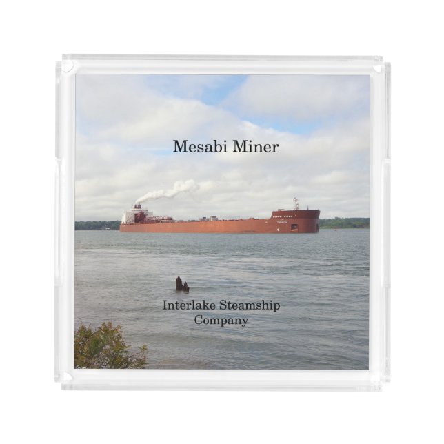 Mesabi Miner square tray (Front)