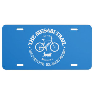 Mesabi Trail (cycling) License Plate