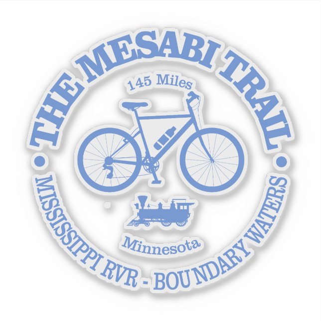 Mesabi Trail (cycling) Sticker (Front)