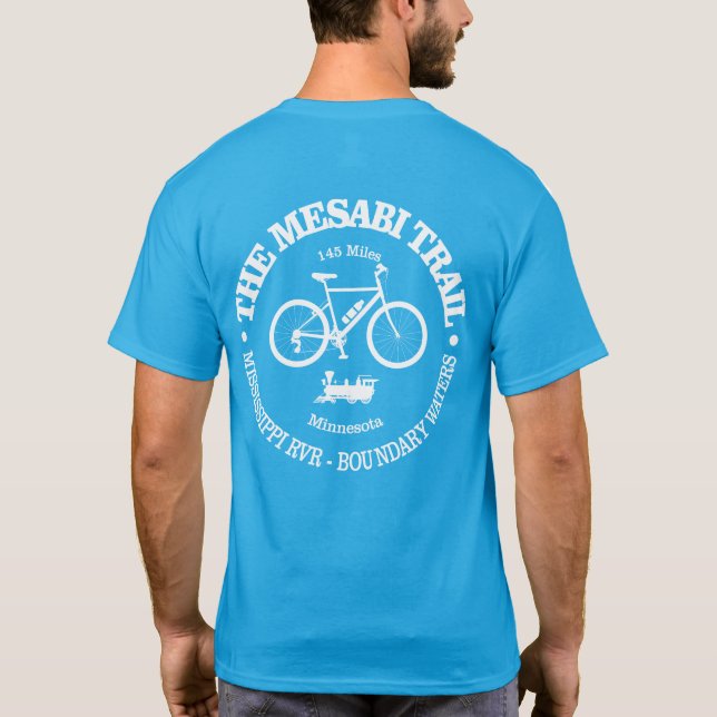 Mesabi Trail (cycling) T-Shirt (Back)