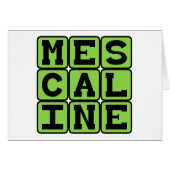 Mescaline, Hallucinogenic Drug (Front Horizontal)