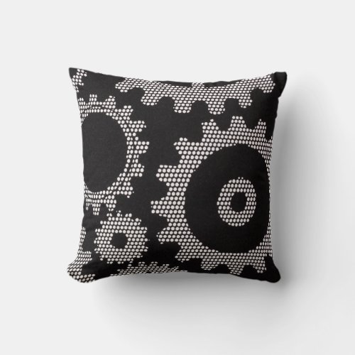 mesh gears pillow