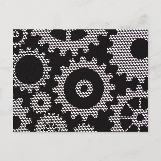 mesh gears postcard (Front)