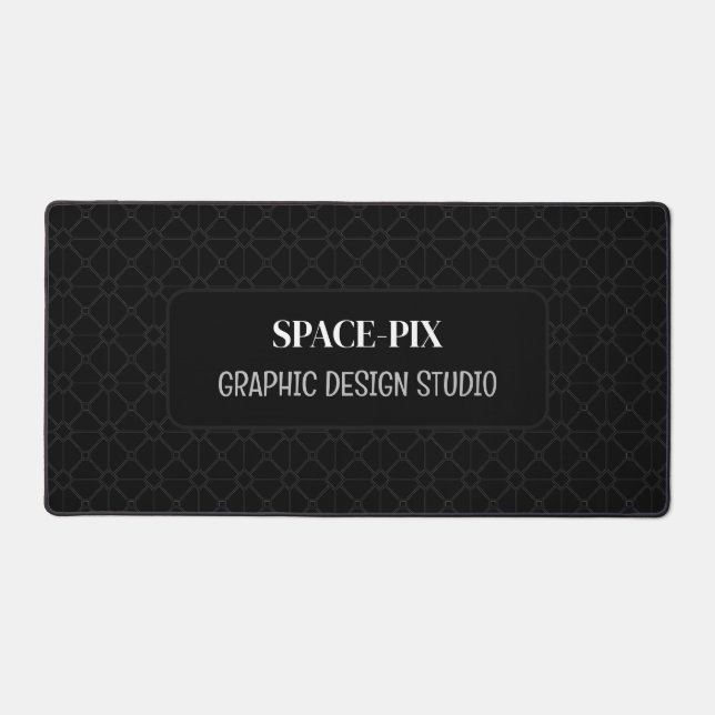 Mesh Graphic, Graphic Designer Desk Mat (Front)