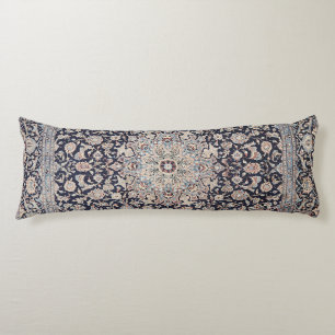 Meshed Persia Dusty Blue Dark Grey Body Pillow