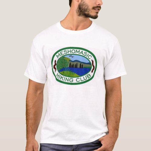 Meshomasic Hiking Club Ledge Mens T_shirt