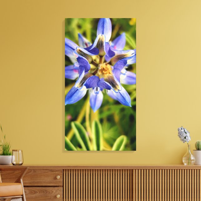 mesmerising flower aerial spring flora collection canvas print (Insitu(LivingRoom))