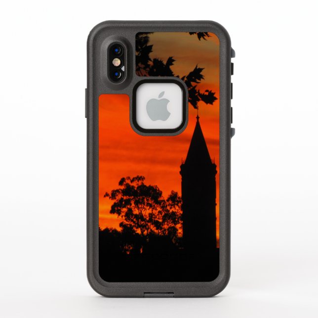 Mesmerising sunset over a Historical Building  LifeProof iPhone Case (Back)