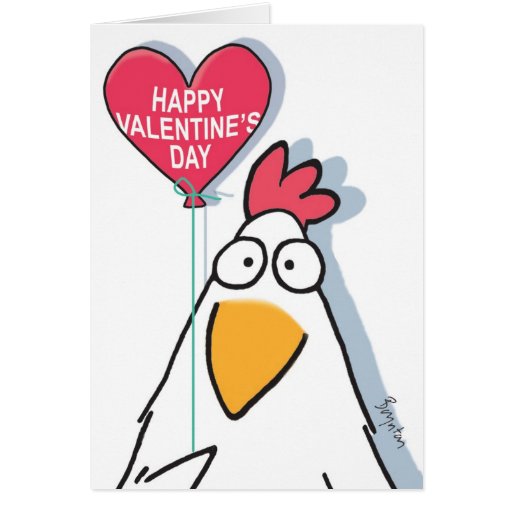MESMERIZED CHICKEN Valentines by Boynton Card | Zazzle