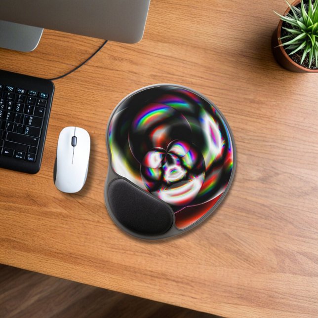 Mesmerizing Abstract Swirl Gel Mouse Pad (Creator Uploaded)