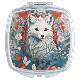 Mesmerizing Artic Fox Wildlife  Compact Mirror