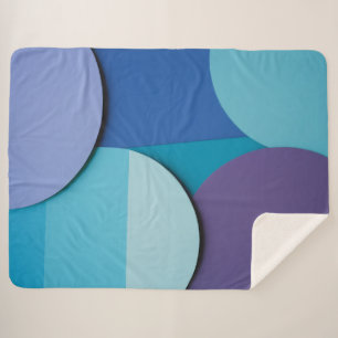 Mesmerizing Circles Sherpa Blanket