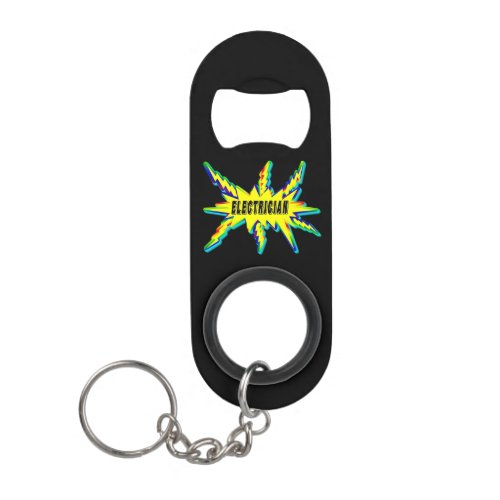 Mesmerizing Electrician Keychain Bottle Opener