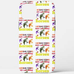 mesmerizing eye-catching horses iPhone 12 pro max case