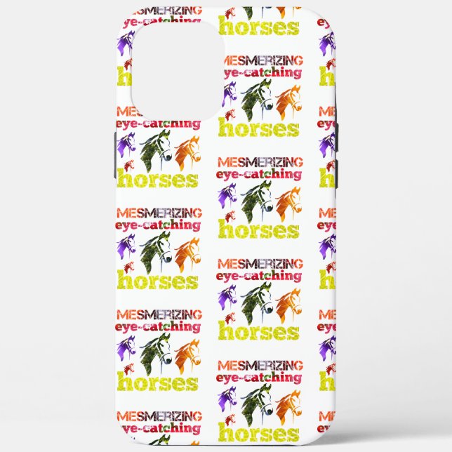 mesmerizing eye-catching horses Case-Mate iPhone case (Back)