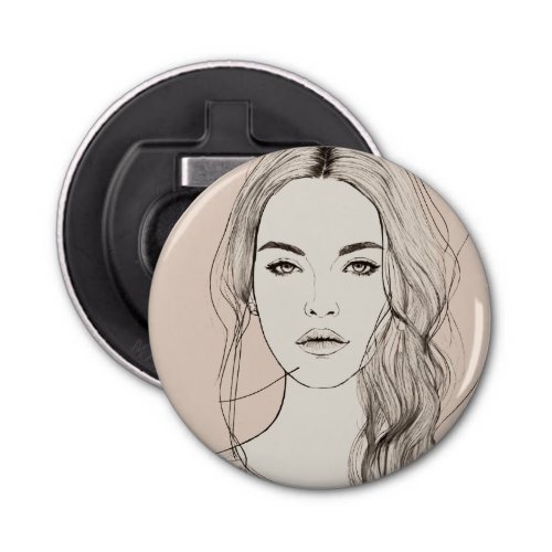 Mesmerizing Eyes Beautiful Lips  Bottle Opener