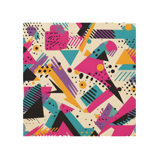 Mesmerizing Geometric Shape Patterns: Abstract Art (Front)