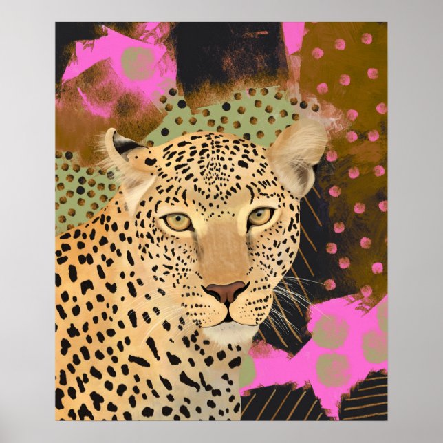 Mesmerizing Leopard Poster (Front)