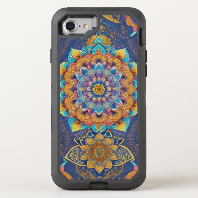 Mesmerizing Mandala - Intricate & Colorful Designs Otterbox iPhone Case (Back)