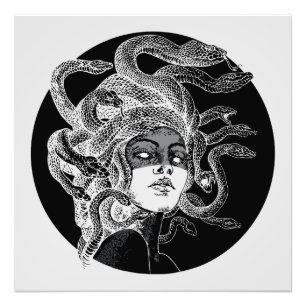 Mesmerizing Medusa Art Photo Print