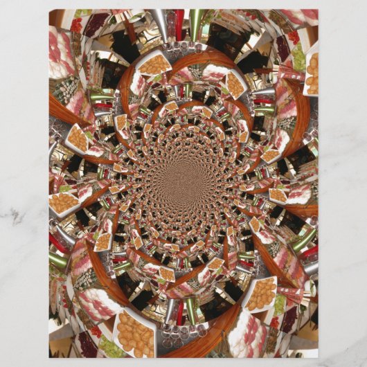 Mesmerizing Mosaic of Sushi Brown Colors (Front)