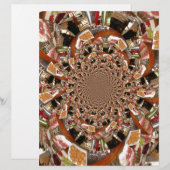 Mesmerizing Mosaic of Sushi Brown Colors (Front/Back)