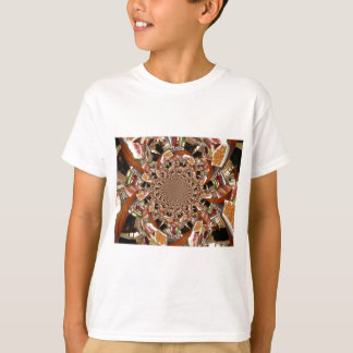 Mesmerizing Mosaic of Sushi Brown Colors T-Shirt