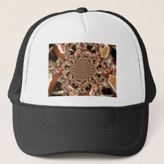 Mesmerizing Mosaic of Sushi Brown Colors Trucker Hat