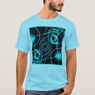 Mesmerizing Neon Patterns Art T-Shirt