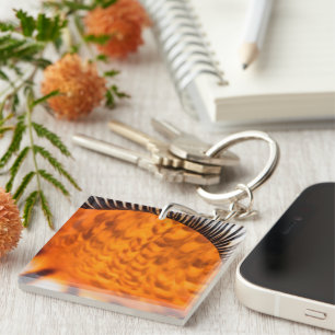 Mesmerizing seashell keychain