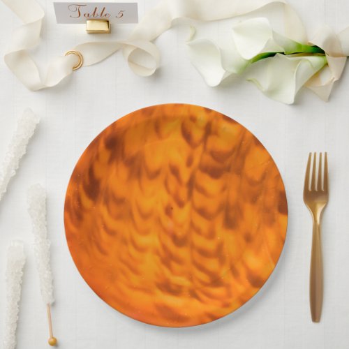 Mesmerizing seashell paper plates