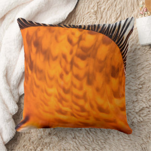 Mesmerizing seashell throw pillow