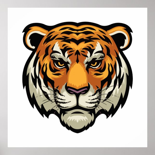 Mesmerizing Tiger Look   Poster (Front)