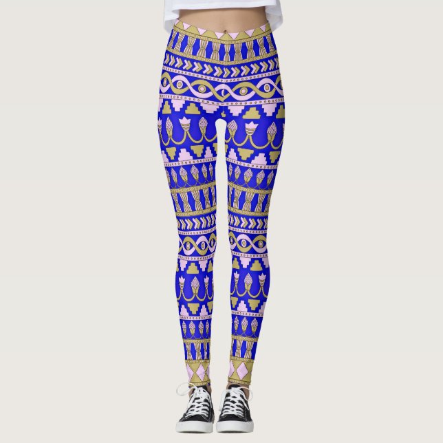 Mesopotamian Art Leggings (Front)