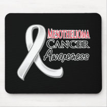 Mesothelioma Awareness Ribbon Mouse Pad