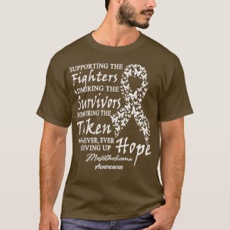 Mesothelioma Awareness Supporting The Fighters But T-Shirt