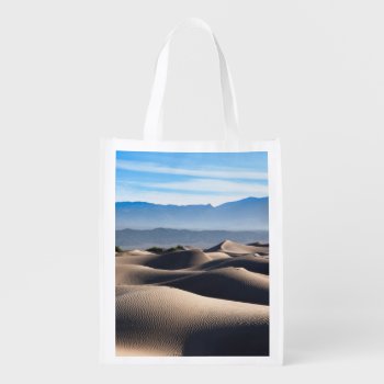 Mesquite Flat Sand Dunes Reusable Grocery Bag by usdeserts at Zazzle