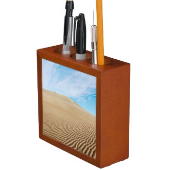 Mesquite Flats Sand Dunes Pencil Holder by usdeserts at Zazzle