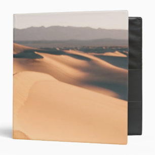 Mesquite Sand Dunes in Death Valley 3 Ring Binder