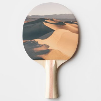 Mesquite Sand Dunes In Death Valley Ping-pong Paddle by usdeserts at Zazzle