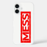 Mess Stamp iPhone 16 Case