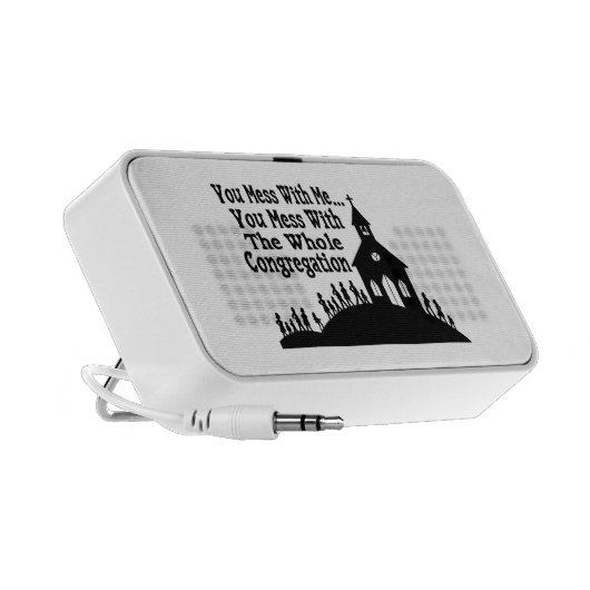 Mess With Whole Congregation Mini Speaker (Side)