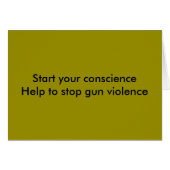 Message against gun violence (Front Horizontal)